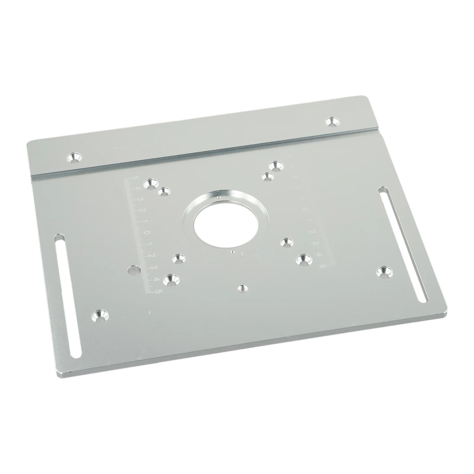Imagem -04 - Alumínio Router Tabela Inserir Placa Router de Madeira Elétrico Máquina de Corte Flip Plate Instalar Bancos de Madeira 240x200x5 mm 1pc