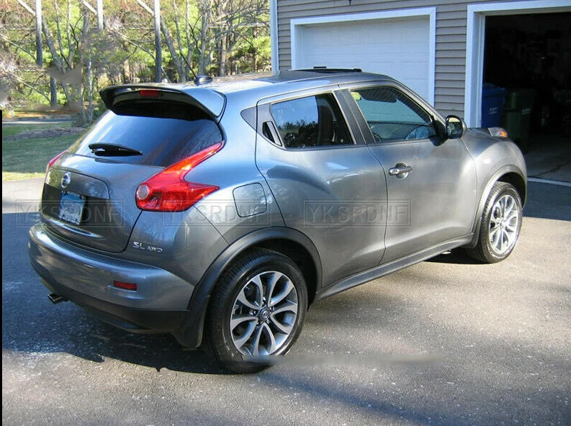 For Nissan Juke Spoiler 2010 2011 2012 2013 2014 2015 High Quality ABS Material Car Rear Wing Primer Color Rear Wing Lip Spoiler