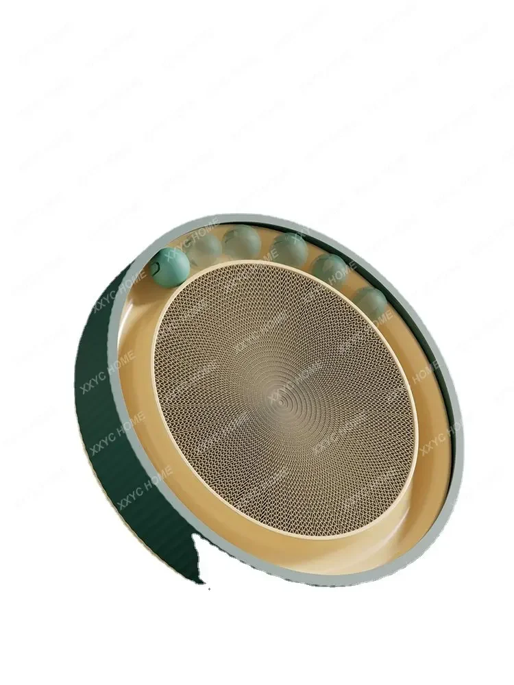 

Cat Scratch Board Grinding Claw Scratching Board Plate Nest No Dandruff Wear-Resistant Integrated Nest