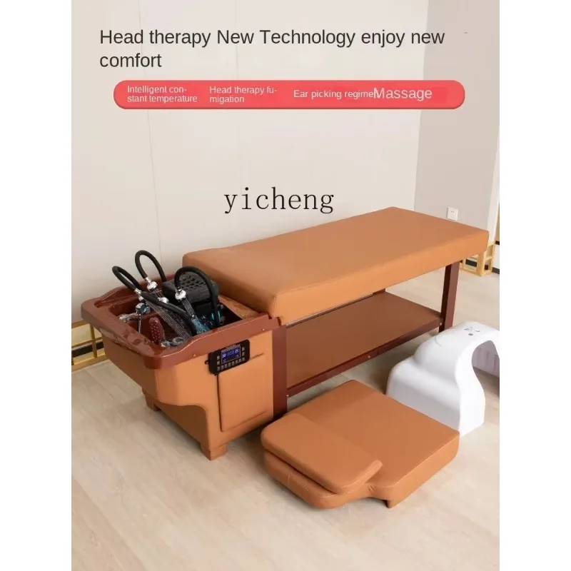 S6    Head Therapy Shampoo Chair Water Circulation Fumigation Bed Automatic Smoke-Free Moxibustion Bed Whole Body Moxibustion