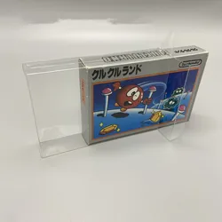 5 Box Protectors For Family Computer(Famicom) Cartridge Video Game Clear Cases Sleeves Display Boxes