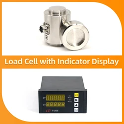 Column Load Cell Sensor with Indicator Display Compression and Tension Load Cells for Force Measurement 5T 10T 20T 30T