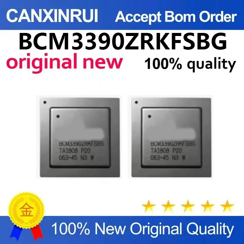 （5pcs-100pcs）Original BCM3390ZRKFSBG packaged BGA Ethernet switch IC chip
