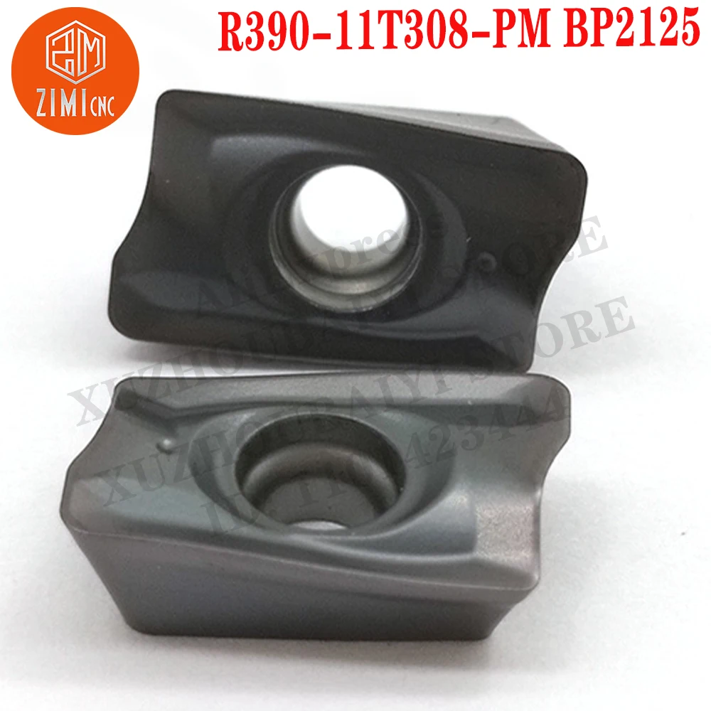 R390-11T308-PM BP2125 R390 11T308 carbide inserts Milling inserts Tools CNC Metal lathe Indexable Face mechanical Milling Tools