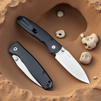 Aluminum Grip D2 Survival Knife KS 2503 - Sharp Survival Men's Gear for Wilderness, Tactical EDC Protection