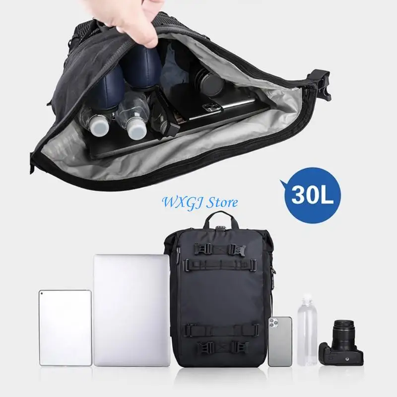 

37JE Motorcycle Back Bag Saddle Backpack Rear Package Tail Panniers Handbag