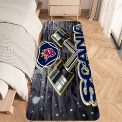 Scanias Floor Mat Graphic Printed Flannel Doormats for Bathroom Kitchen Entrance Carpet Home Decor