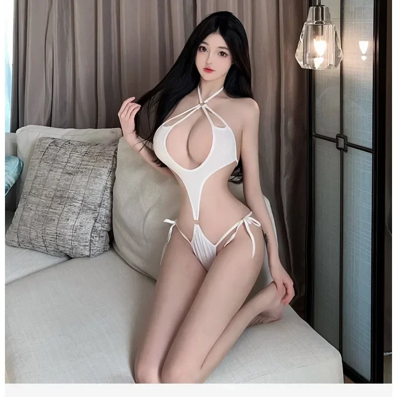 مثير امرأة الملابس الداخلية لممارسة الجنس مفتوحة المنشعب عارية الذراعين الاباحية ارتداءها المثيرة زي فستان بيبي دول النساء ملابس خاصة الاباحية تأثيري