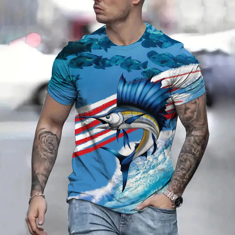 2024 Fishing Shirt Casual Loose Men Short Sleeve T Shirts Uv Protection Tops Wear Summer Fishing Apparel Camiseta De Pesca Tops