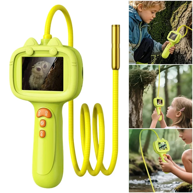 

ELECT-Kids Endoscope Kids Borescope 2.4 Inch 2MP Science For Camping Nature Exploration