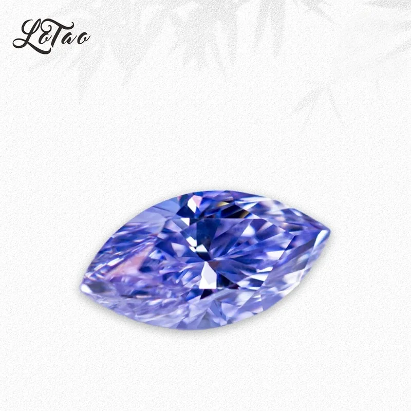 

Marquise Cut Moissanite Stone Gemstone Multiple Color Pass Diamond Tester VVS1 Lab Grown Diamond Charms Woman Jewelry Making