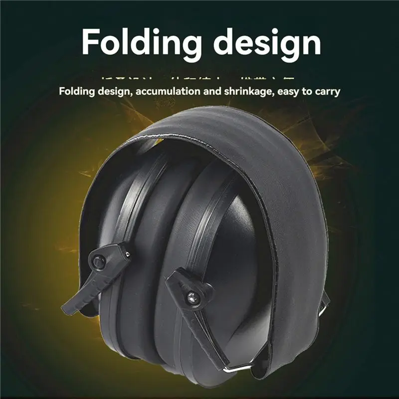 【HOME TOOLS】Corejeras con cancelación de ruido 4X para niños y adultos: orejeras inalámbricas y ajustables para protección auditiva en el lugar de trabajo, color negro