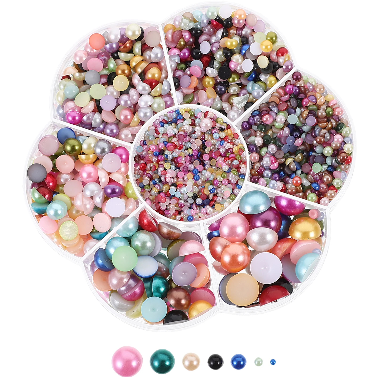 

Pearl Decorations Craft Supplies ABS Material Artificial Gems Simulated Nail Charms H made Accessories