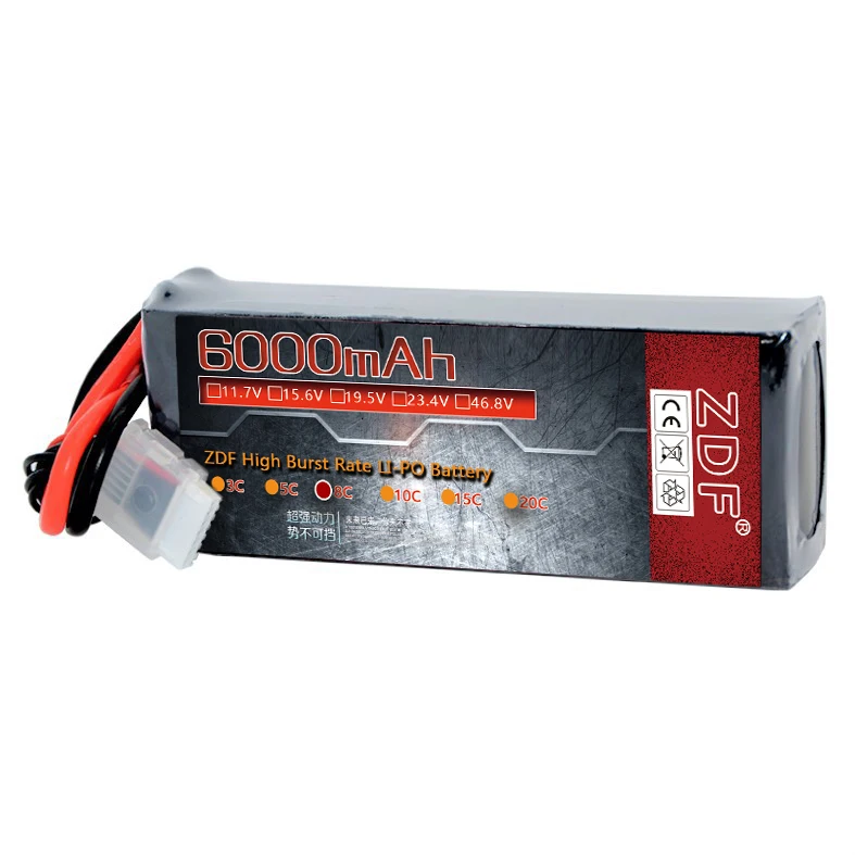 4S ZDF 6S 7S półprzewodnikowy 11.7V 15.6V 23.4V 27.3V 5200mah 6200mah 7200mah 2200mah bateria litowa o wysokiej gęstości energii dla dronów