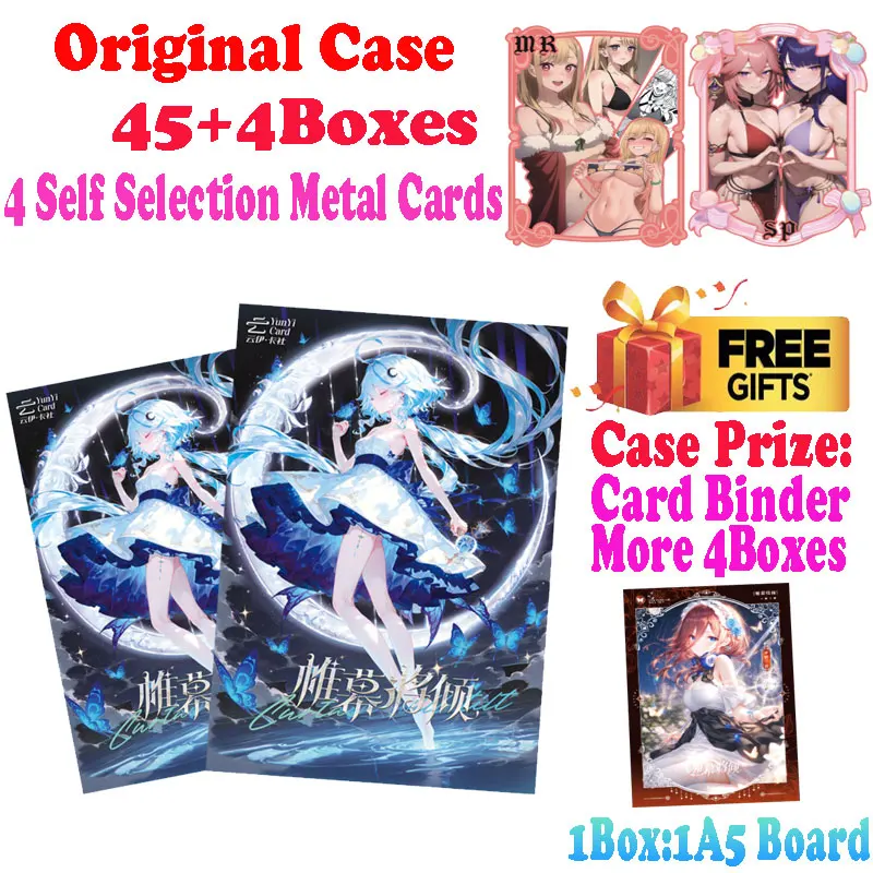 

Wholesale 2025 Lastest A5 Size Wei Mu Jiang Qing Goddess Story No Repeat Board Waifu Miko TCG Doujin Toys And Hobby Gift