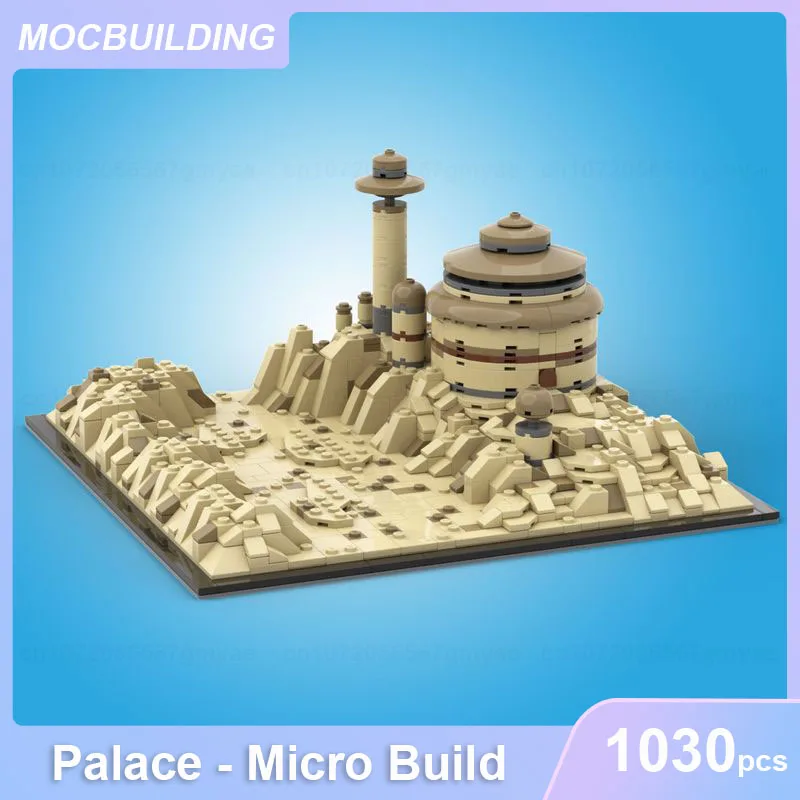 Palace Micro Build Model MOC Blocks DIY Assemble Bricks Architecture Educational Display Scene Creative Xmas Toys Gifts 1030PCS