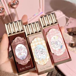 KEKEMOOD Chocolate Shop Cloud Lip Cream Delicate Clear Thin Autumn And Winter Milk Tea Color