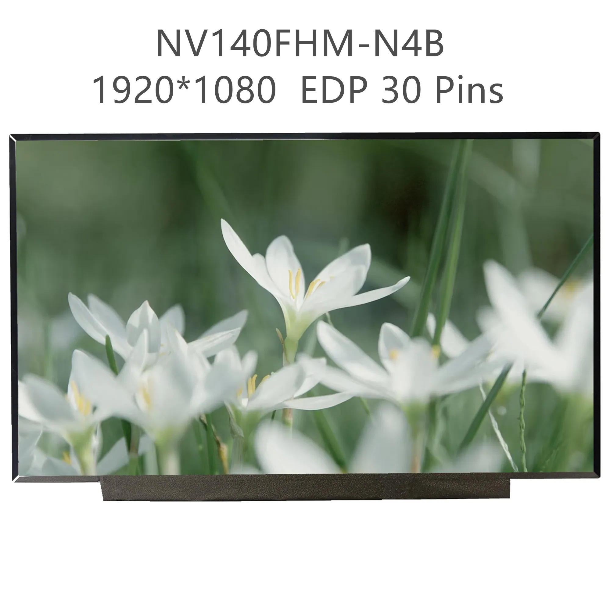 NV140FHM-N4B fit NV140FHM-N3B N4C N140HCA-EBC N140HCA-EBA 14.0'' Laptop LCD Screen 1920*1080 30 Pins