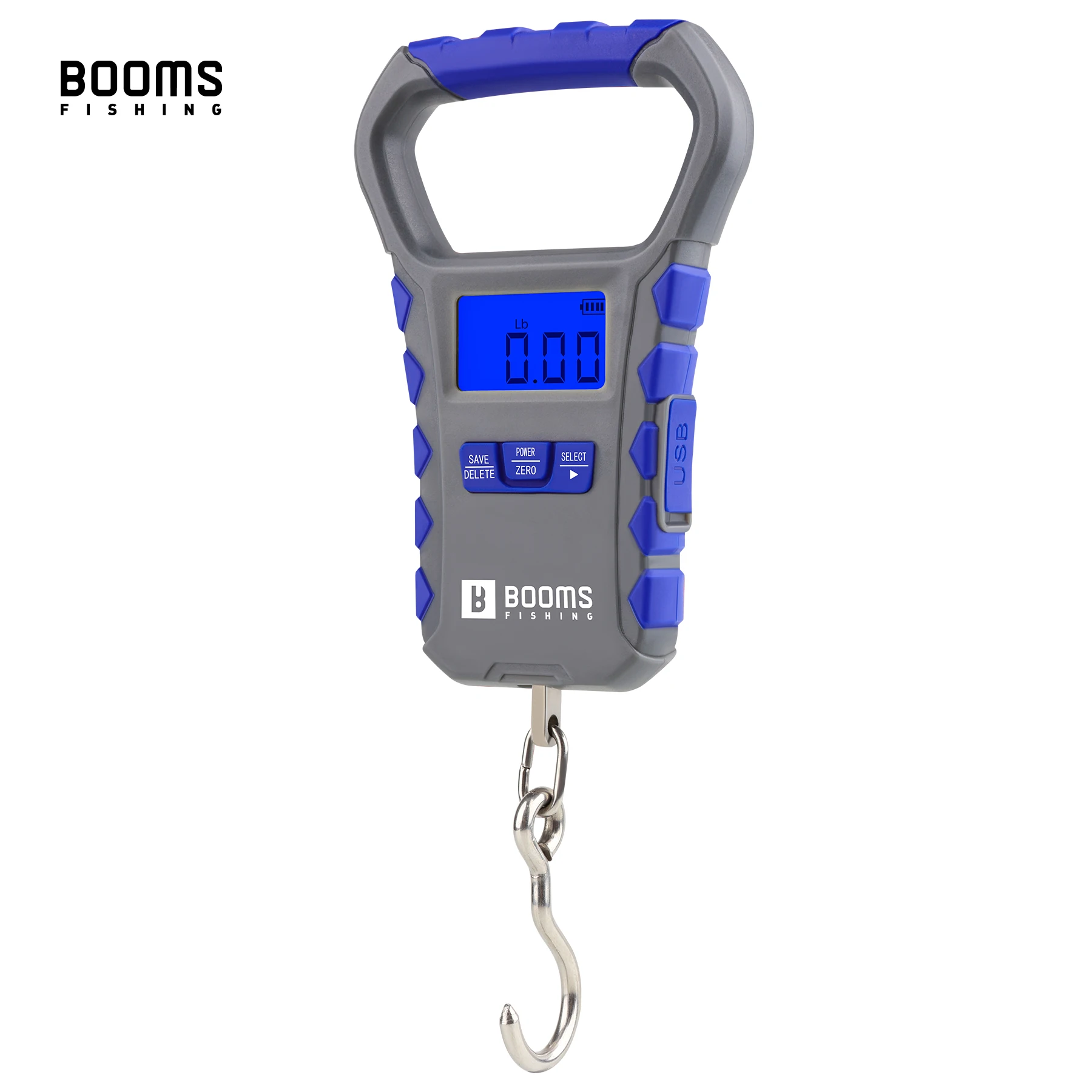Boomsfishing XW50 Báscula de pesca digital con carga USB y mango