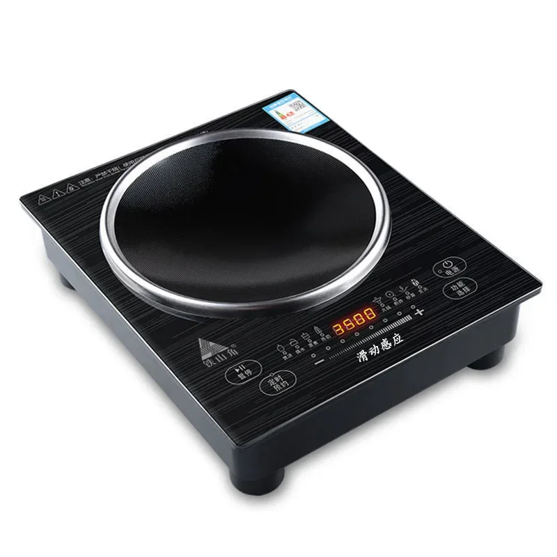 TSJ Commercial Concave Surface Smart Induction Cooker 3500w High Power Hotel Stir-fry Household Hot Pot Battery Cooker