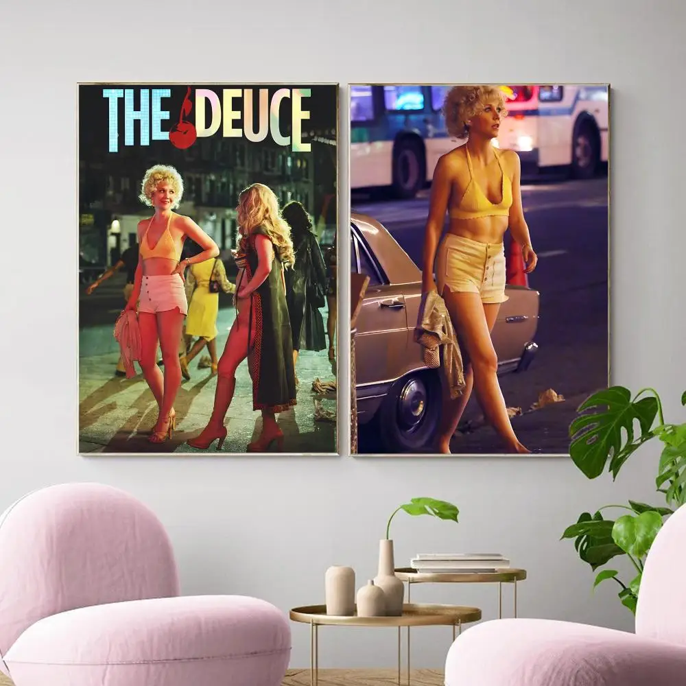 The Deuce Movie Painting Calligraphy Canvas Poster Wall Art Aesthetic Home Decoration for Living Room