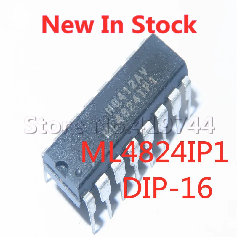 5PCS/LOT ML4824IP1 ML4824 DIP-16 LCD power management chip  In Stock NEW original IC