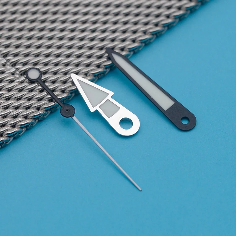 ساعة يد مضيئة باللون الأخضر تناسب 7s36 4R36 NH35 NH36 8.5*12.5*12.5 مللي متر ساعة يد تعمل بالحركة باللون الأخضر لومينو