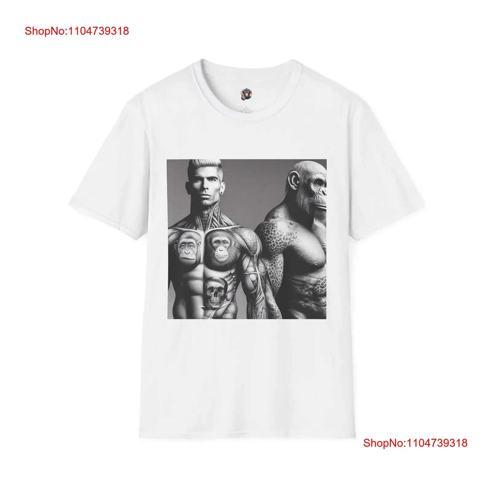 Homo Sapiens t-shirt évolution Science anatomie humaine biologie vintage lavé légèrement étiré homme unisexe doux