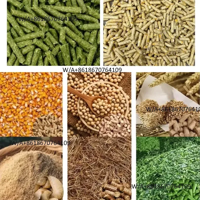 Small Farm Home Electric Integrated Control Cabinet Animal Feed Processing Pellet Mill Cattle Pig Chicken Feed Making Machine