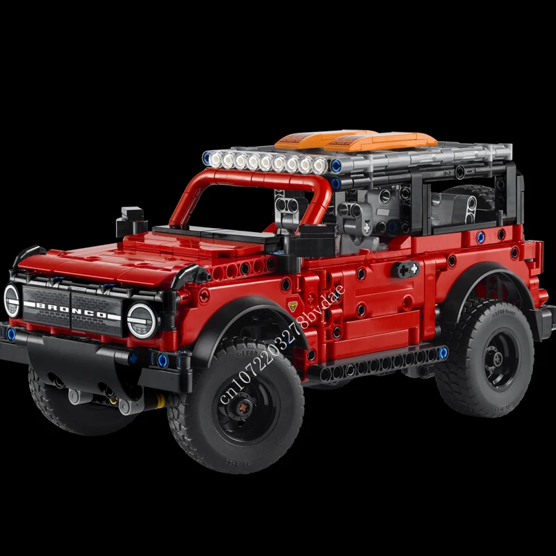

943PCS MOC City Bronco SUV Off-road Vehicle Freight Truck Model Technology Creative Custom Assembly Kids Toy Christmas Gifts