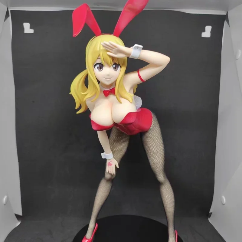 

Anime Figure Fairy Tail Lucy Heartfilia Model Doll Sexy Dx-8 Bunny Girl Decor Collectible Action Figurine Adult Toy Gift