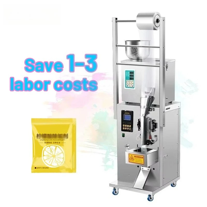 

DZD-220 Fully Automatic Small Bag Filling Packaging Machine For Chili Powder Low Price Food Grade Paper Pouch Made China