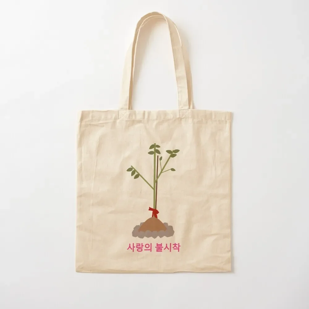 Crash Landing On You - Korean Tote Bag shopping bags foldable cute tote bag Lady bags Canvas Tote Bag