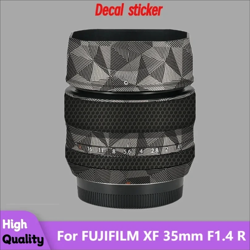 

Для FUJIFILM XF 35 мм F1.4 R наклейка на объектив защитная наклейка на кожу виниловая пленка защитная пленка от царапин XF35 F\1.4R
