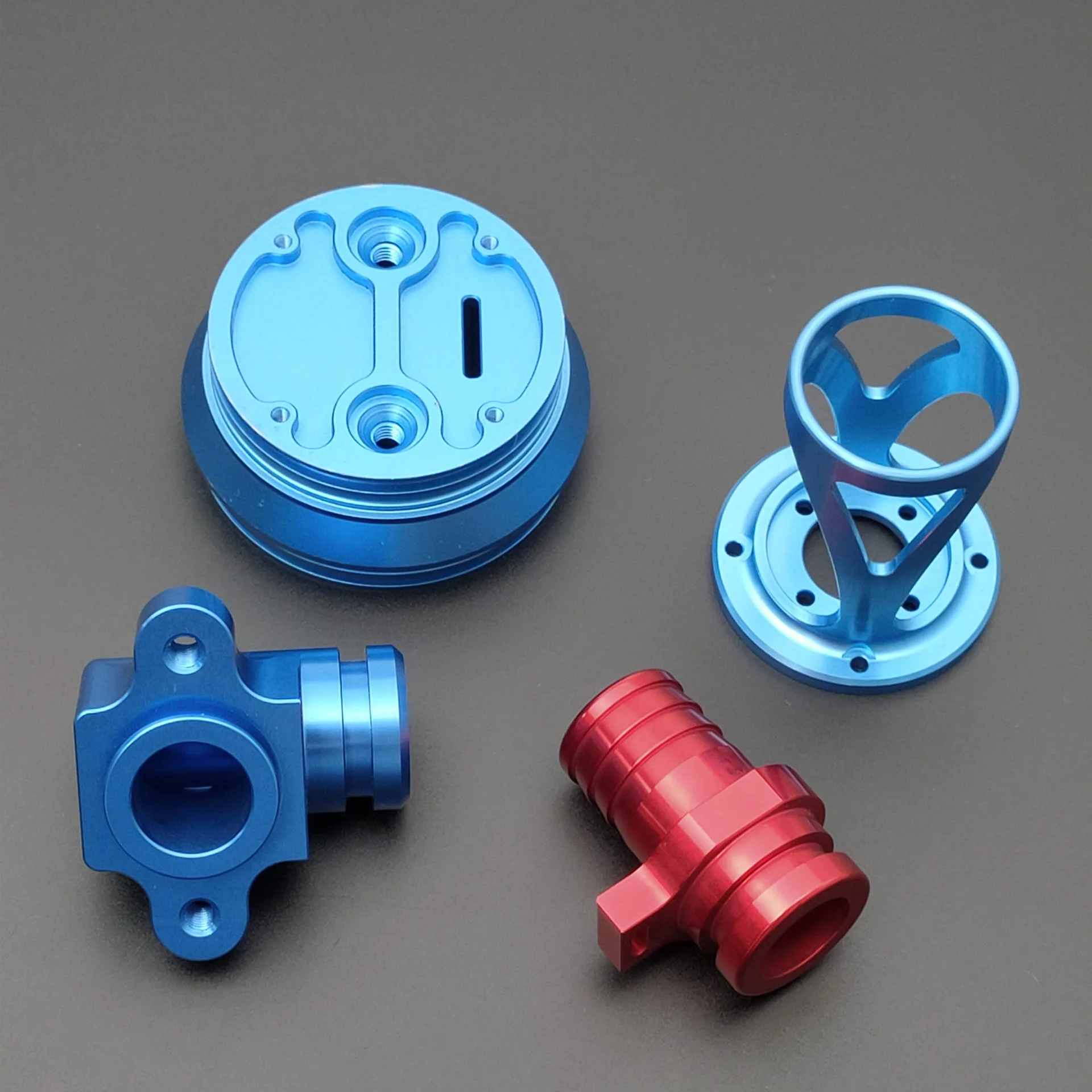 Custom Aluminum Alloy CNC Machining Precision Parts Anodizing CNC Lathe Service for Prototypes And Production