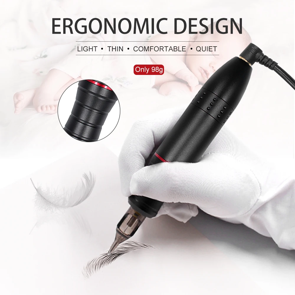 ขายสักเครื่องโรตารีปากกาQuiet Swissมอเตอร์RCA Tattoo Gunแต่งหน้าEyebrow Machine Tattoo Supplies