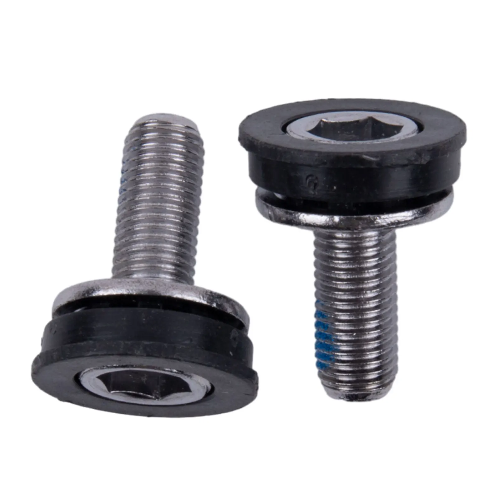 2pcs Screws Steel 28mm Electro Silvering Rustproof Bicycle Bottom Brackets Axle Bolts Bikes For Alan Cranks Screws MTB Road M8