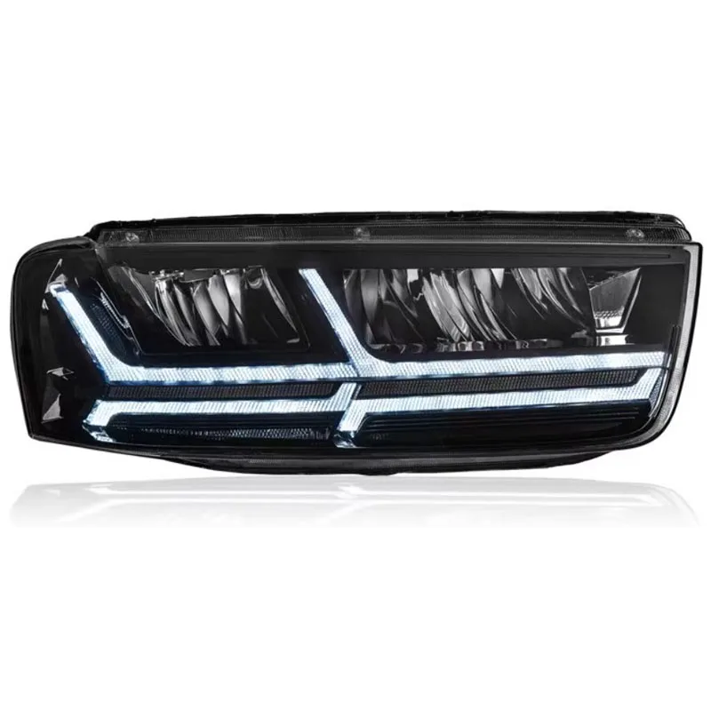 

SXLL For Headlights Projector Lens 2011-2018 Upgrade Q7 Style Dynamic Signal Full Light Emitting Diode DRL Headlights