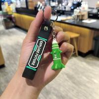 2/4Pcs DF-61 Dongfeng5C Global Nuclear Missile Model Keychain Simulation Ornament Pendant Bag Decor