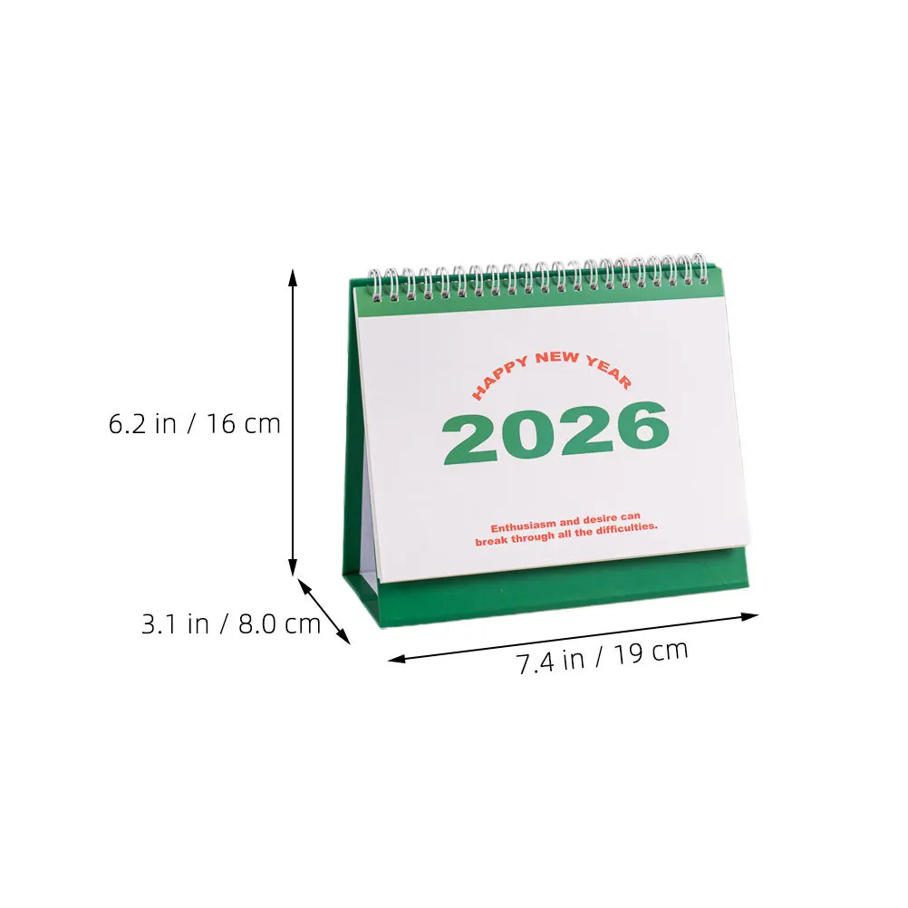 4 個 2026 卓上カレンダー スタンディングフリップデスクトップカレンダー 英語レイアウト 習慣トラッカー マンスリーオーガナイザー オフィス ホーム