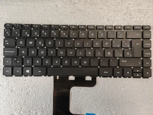 Teclado español para HP 14-AC 14-AF 14-AQ 14-DF 14-AM TPN-I119 TPN-I124 240 G3 G4 245 G4 246 G3 G4 240 G5 245 G5 246 G5 340 G2