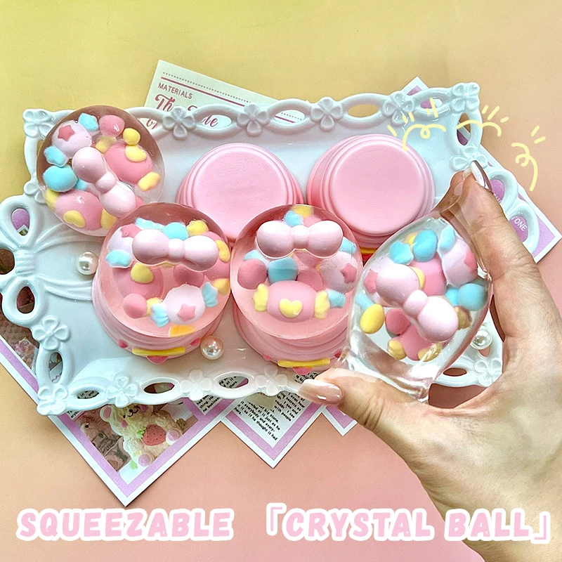 Candy Gachapon ซิลิโคนเกรดอาหาร Taba Squishy,สํานักงานความเครียดบรรเทาครีมนุ่ม Handmade Squeeze ของเล่น,ของขวัญคริสต์มาสฮาโลวีน