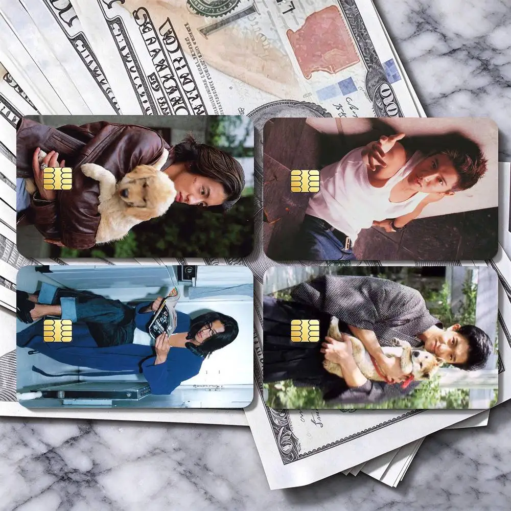 Actor Takuya Kimura  Credit Card HD Stickers Premium matte film effectively prevents fingerprints and daily abrasion.