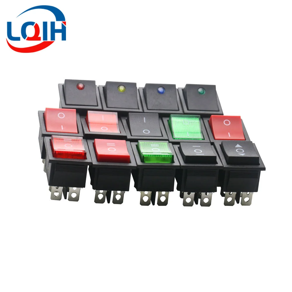 2PCS KCD4 Rocker Switch ON-OFF 2 Position 4 Pins / 6 Pins Power Switch 2 Position 16A 250VAC/ 20A 125VAC Ship Type Switch image 3