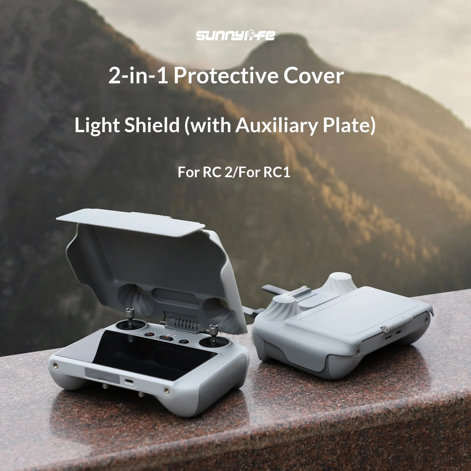 

DJI MINI 5/4 PRO Remote Controller Sunshade RC2 with Screen Protector and Joystick (No Disassembly Required)