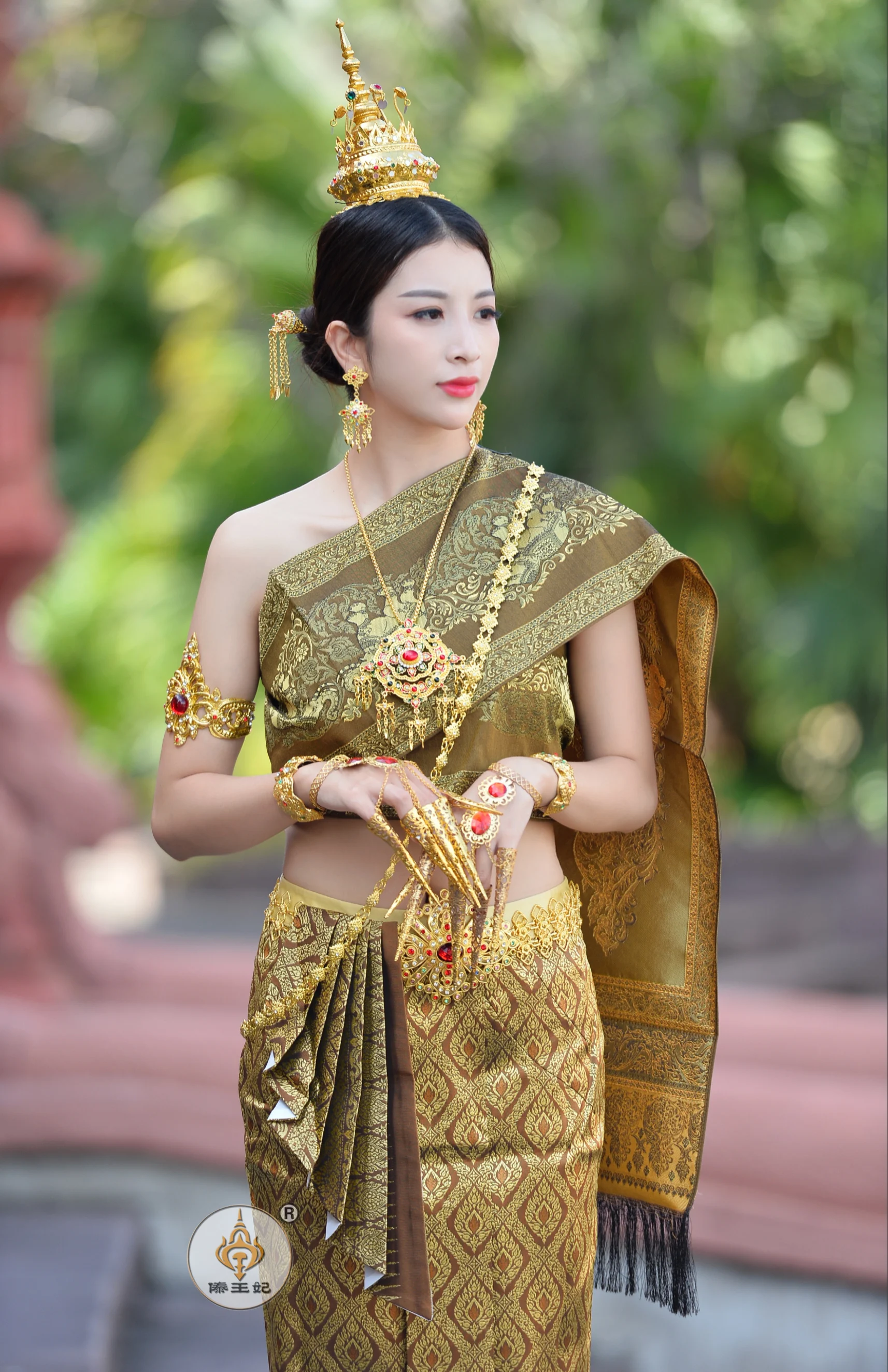 Vêtements traditionnels thaïlandais imbibés pour femmes, robe tube Dai, châle, studio, voyage, accessoires de photographie, uniforme de performance sur scène