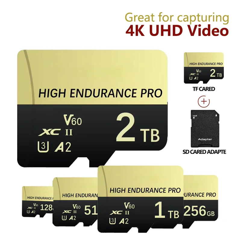 High-Speed Storge SD Card 2TB Original Micro TF Cards Class 10 Fast Transfer Memory Card for Phones/Digital Camera/MP3 Player