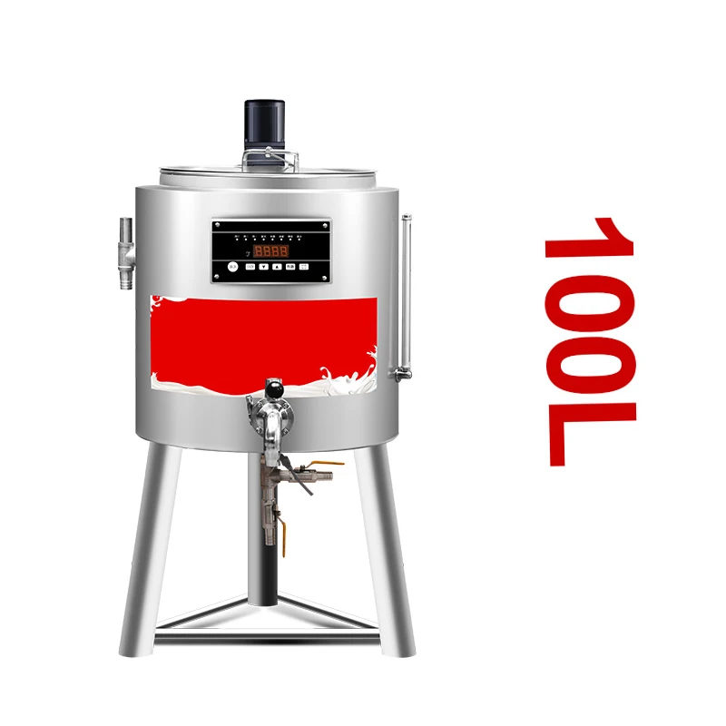 Máquina de pasteurización, equipo de esterilización de Base de yogur, 100l