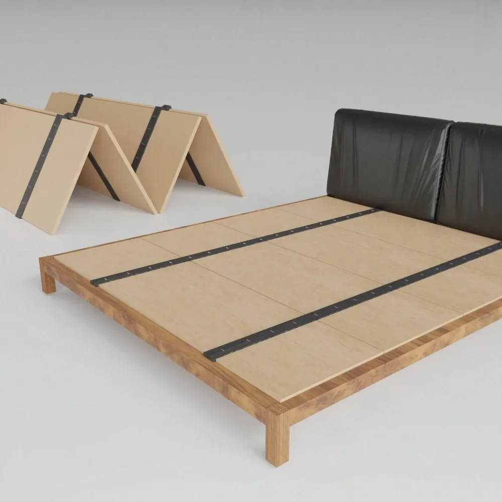 

Складная низкопрофильная платформа-подставка для матраса Sleep Bunkie Board для диванов-кроватей, двухъярусных кроватей, футонов, металлических и деревянных каркасов, предотвращает провисание
