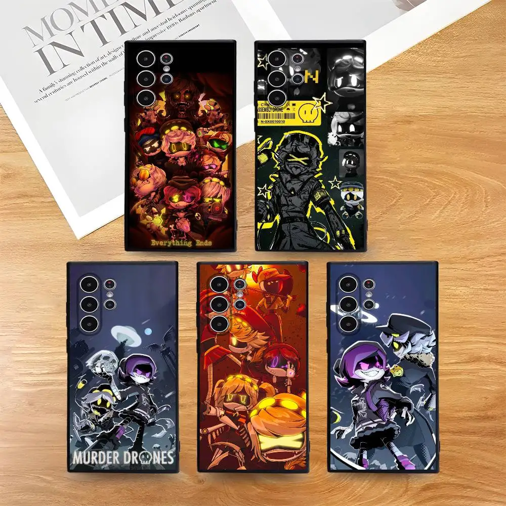 

Game M-Murder Drones Phone Case For Samsung Galaxy S25 S24 S22 S23 Ultra S21 S20 Plus 5G Frosted Non-Slip Full Cover Soft Case